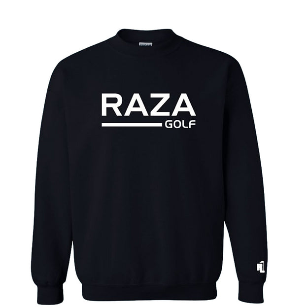 Raza Golf Black Crew Sweater