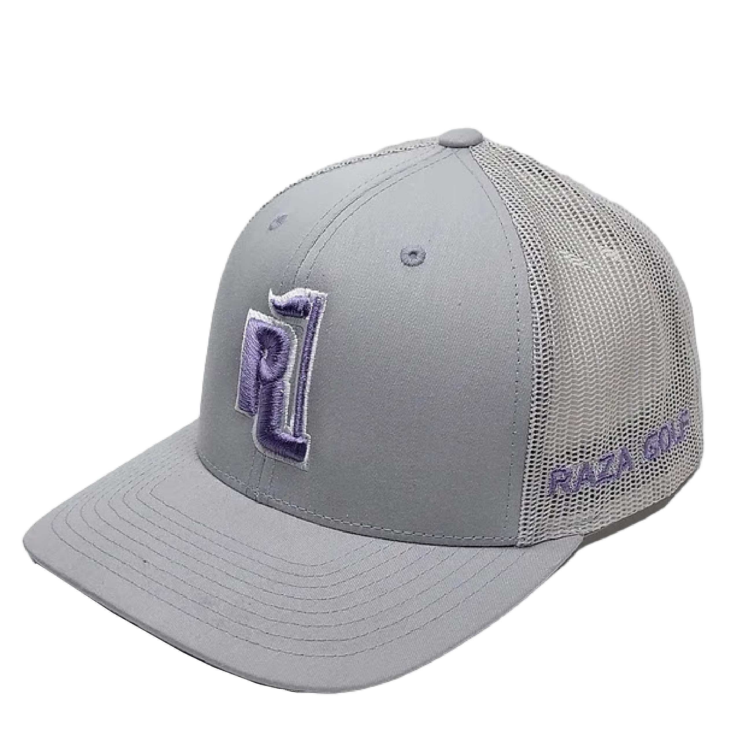 Raza Golf Silver Gray Trucker Hat