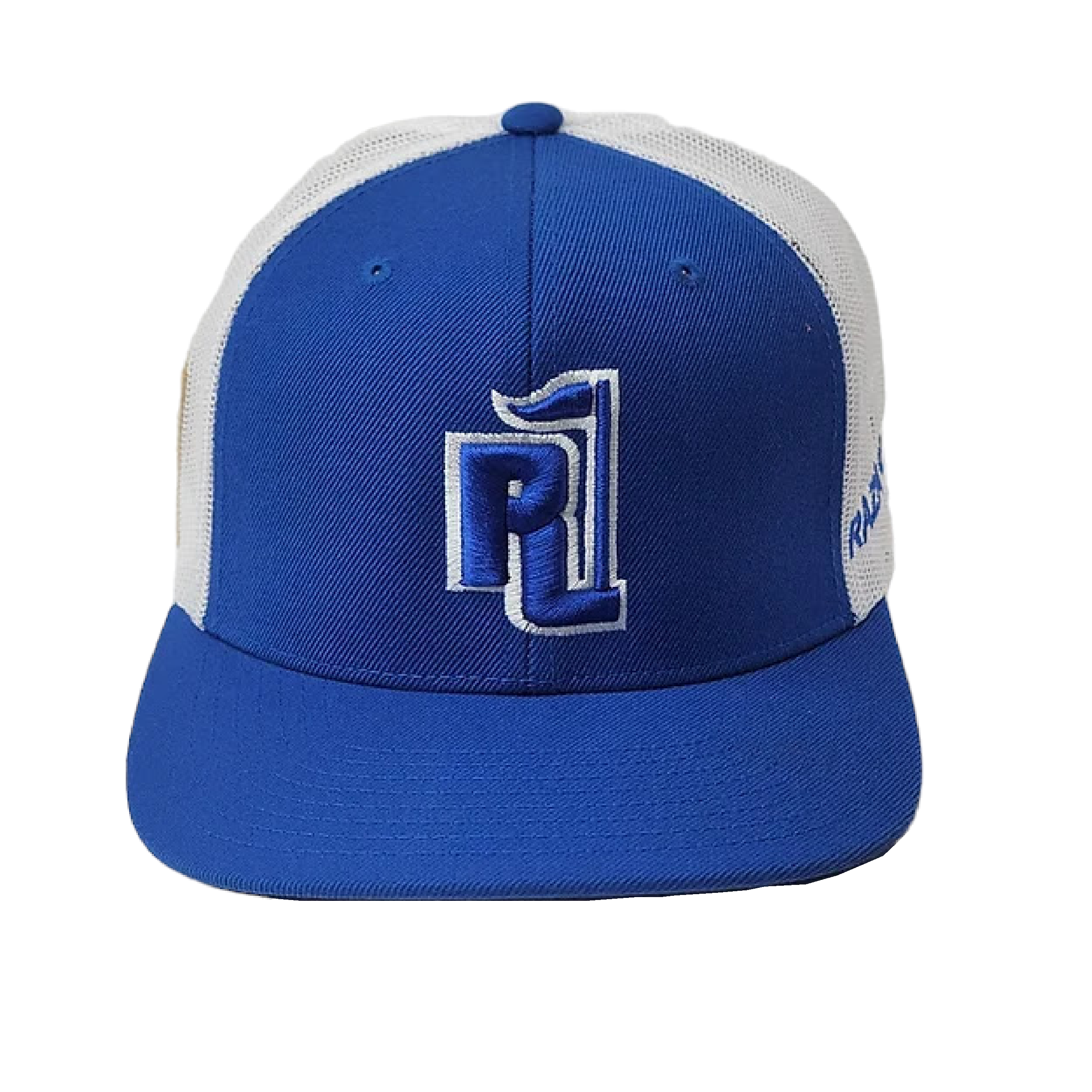 Raza Golf royal blue and white Trucker with El Salvador Flag Patch