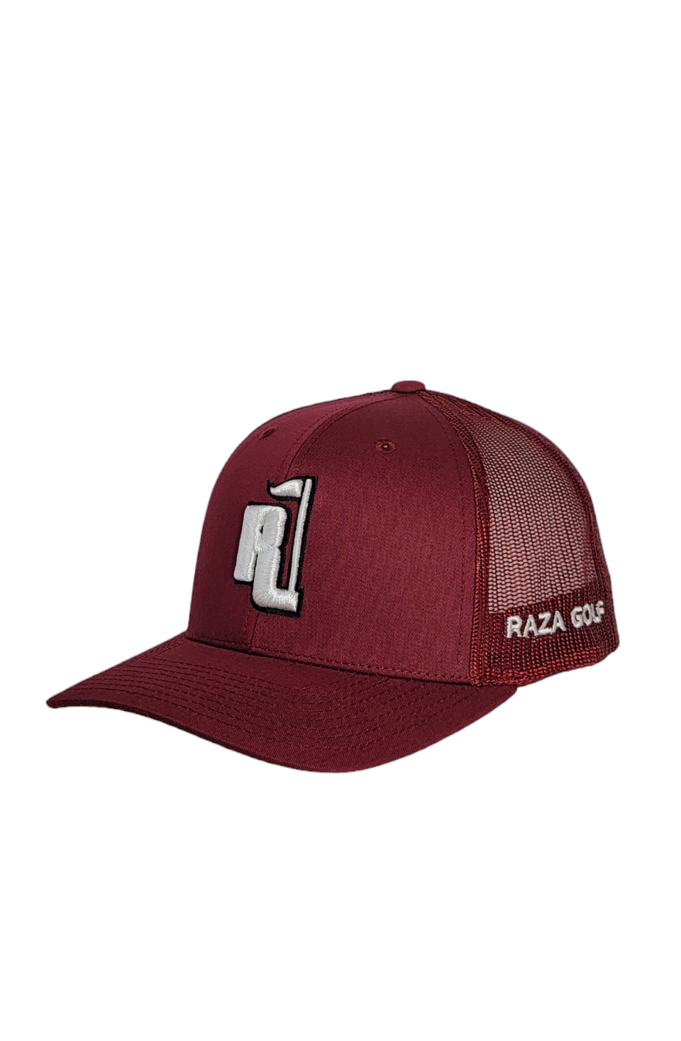 Raza Golf Maroon Trucker Hat